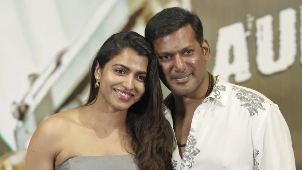 Vishal and Sai Dhansika