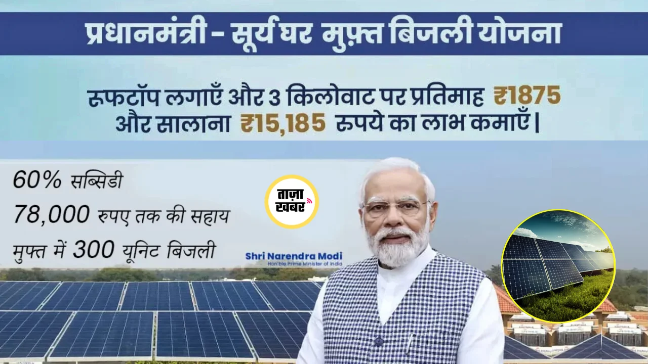 PM Surya Ghar Muft Bijli Yojana