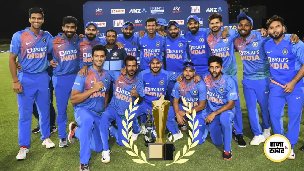 India A Cricket Team during practice session