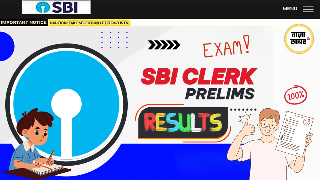 SBI Clerk Prelims Result 2025