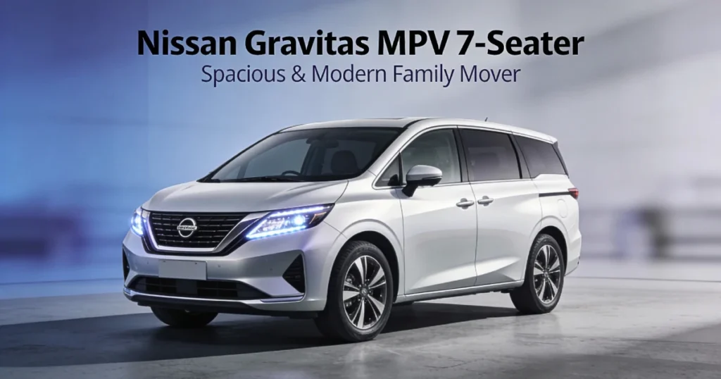 Nissan Gravitas 7 seater MPV