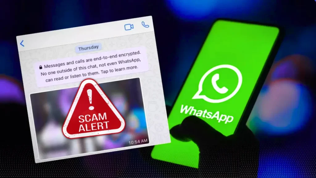 WhatsApp KYC scam alert message