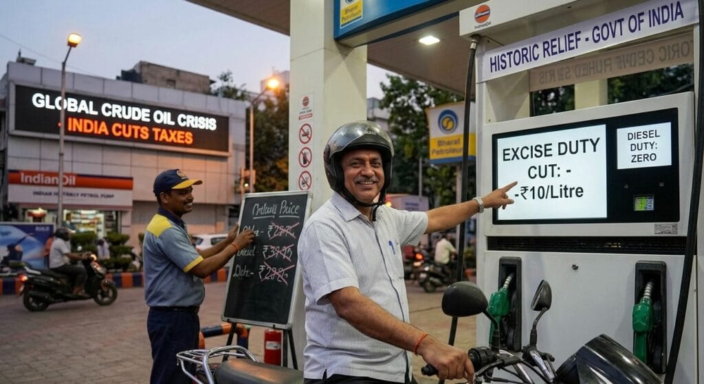 Petrol Diesel Excise Duty Cut 2026 India