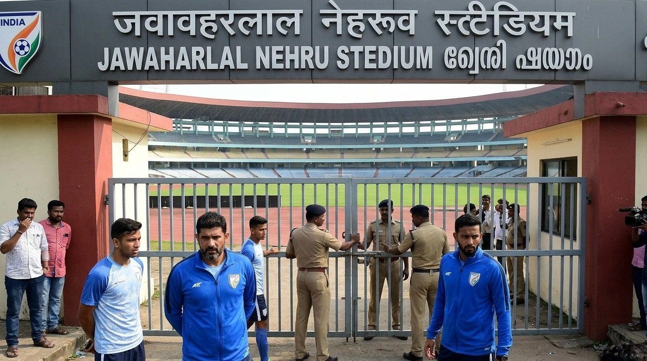 भारतीय फुटबॉल टीम विवाद: कोच्चि स्टेडियम में कोच और खिलाड़ियों की ‘नो-एंट्री’
