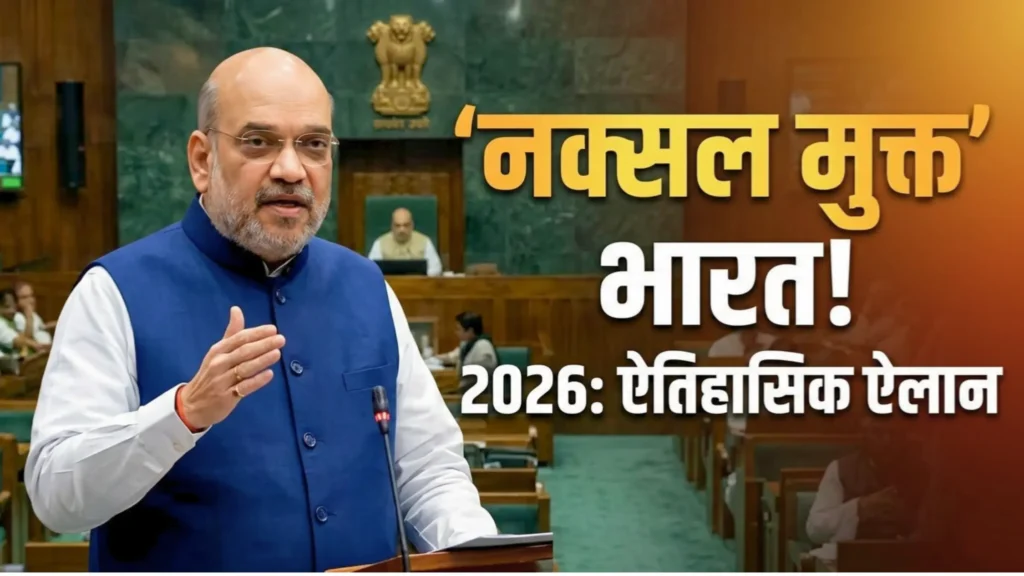 गृह मंत्री अमित शाह लोकसभा में वामपंथी उग्रवाद के अंत की घोषणा