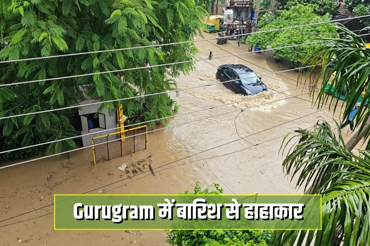 Gurugram Rain: 70mm बारिश से बिगड़े हालात, 25 अगस्त को WFH की सलाह