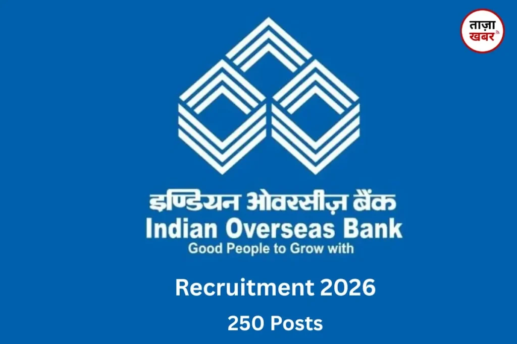 Indian Overseas Bank Recruitment 2026