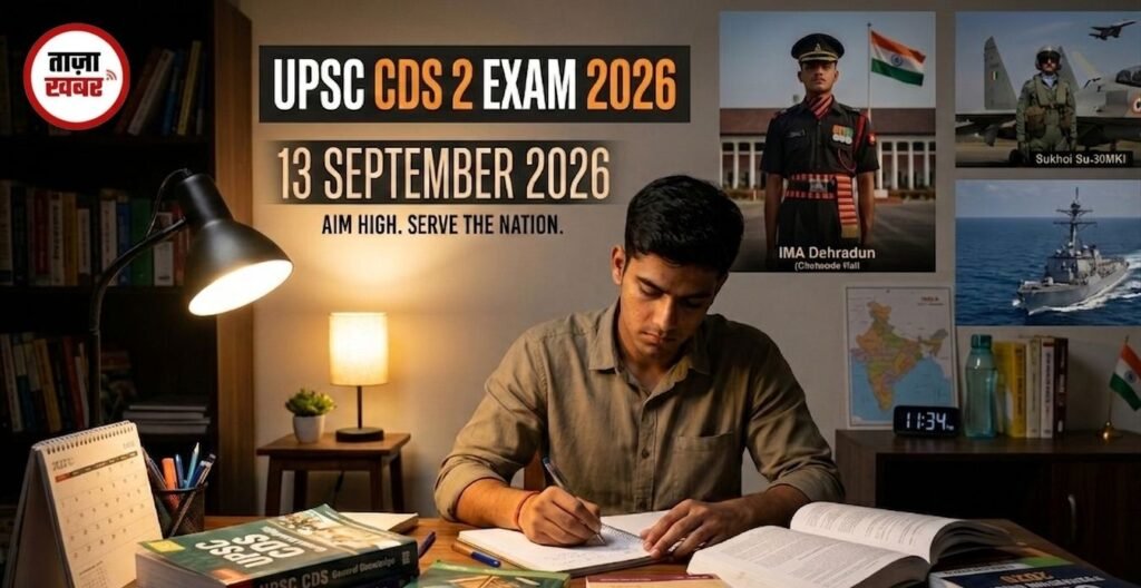 UPSC CDS 2 Exam 2026